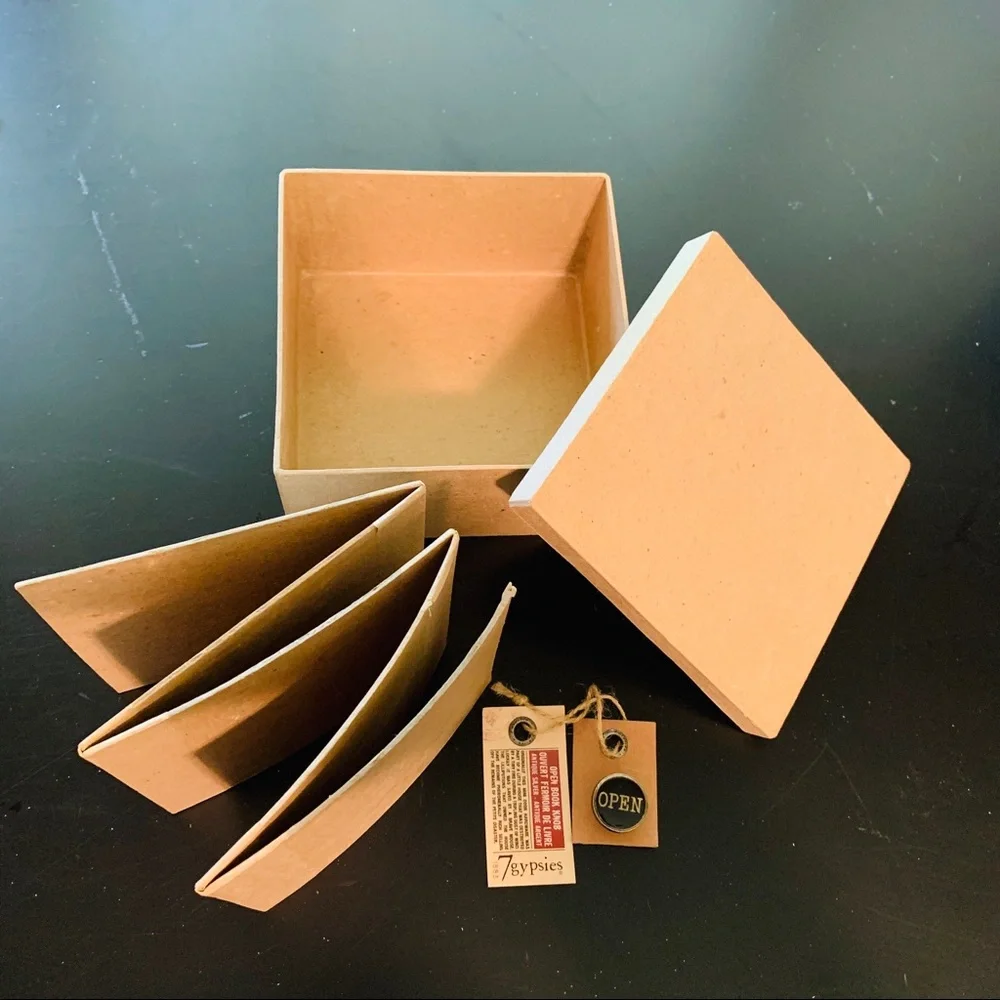 New 3 pc diy bundle craft box with raw mini album